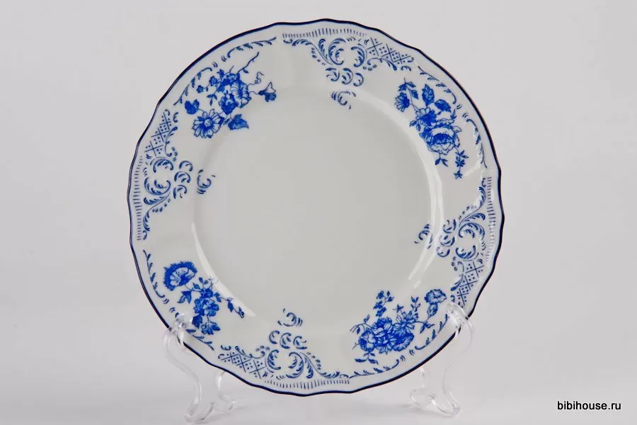 Набор тарелок 19 см. 6шт. Bernadotte синяя роза