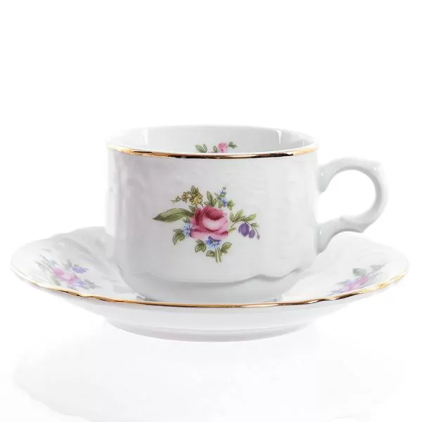 Набор чайных пар Bernadotte Полевой цветок 250 мл(6 пар)