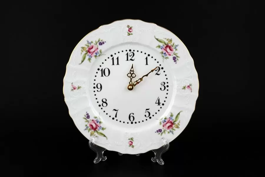 Часы круглые 22 см Bernadotte Полевой цветок