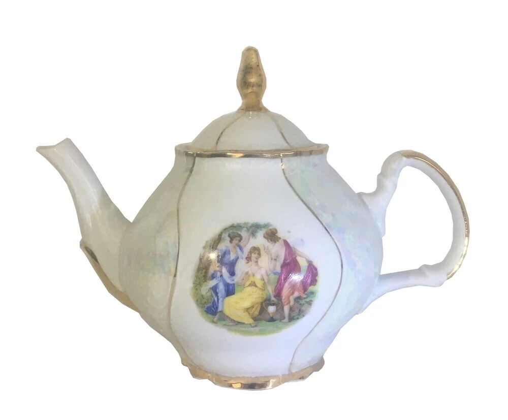 Чайник 1,20 л с крышкой,  Bernadotte  декор Мадонна перламутр