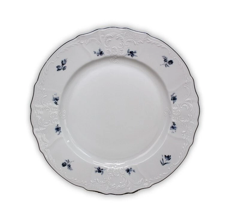 Набор тарелок 17 см, 6 шт. Bernadotte, декор Синий цветок